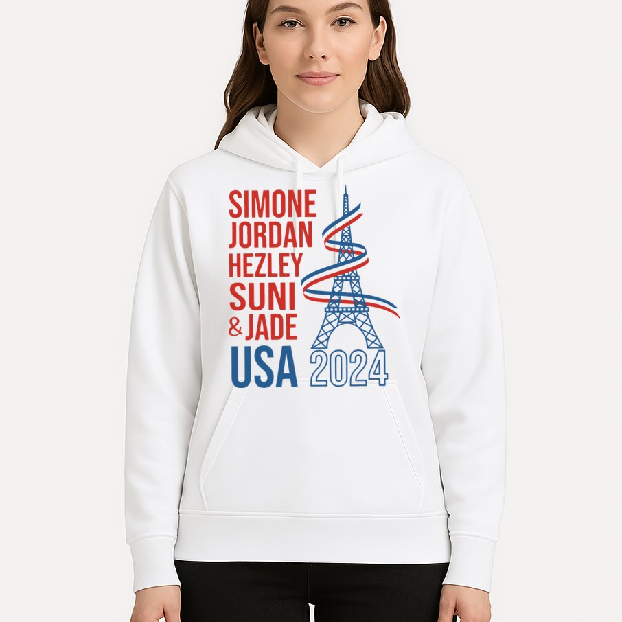 Simone Jordan Hezley Suni & Jade Usa Paris 2024 Hoodie