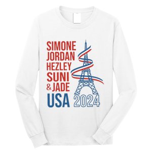 Simone Jordan Hezley Suni & Jade Usa Paris 2024 Long Sleeve Shirt