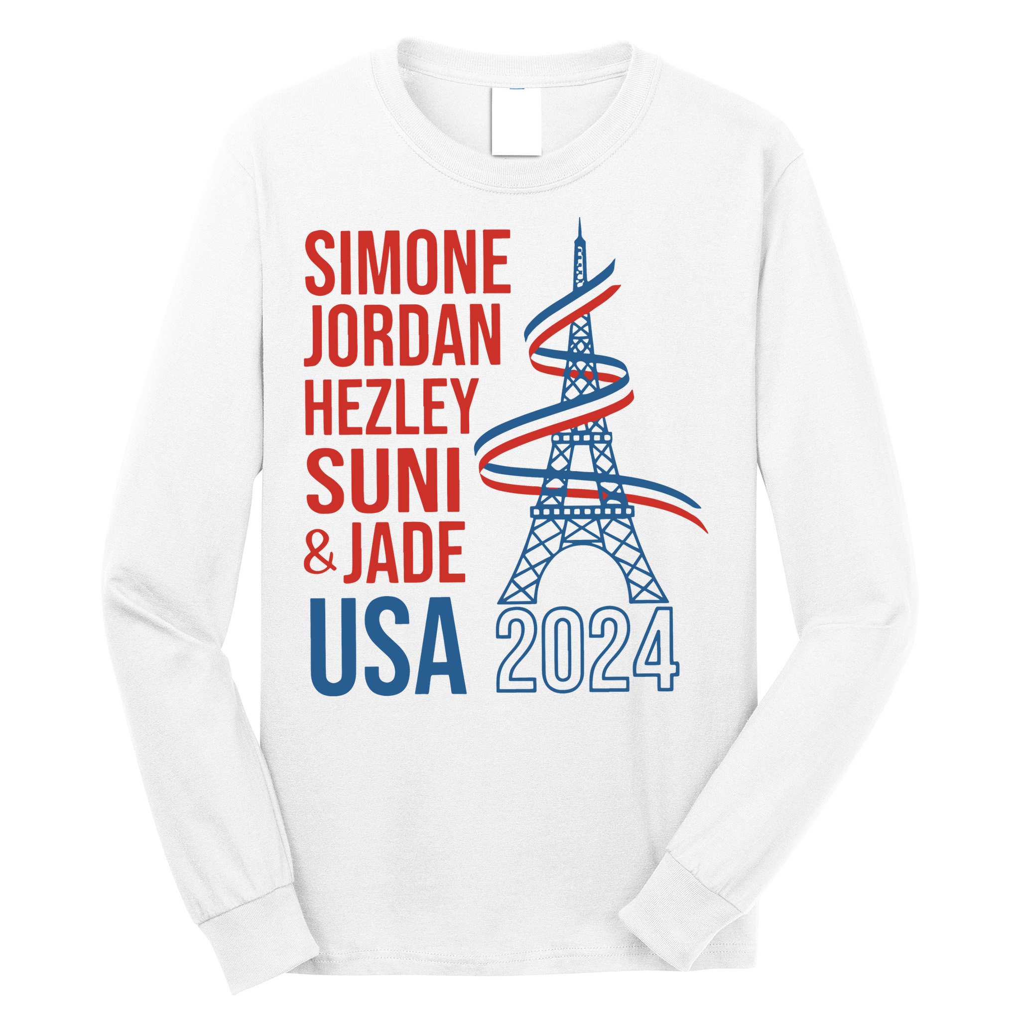 Simone Jordan Hezley Suni & Jade Usa Paris 2024 Long Sleeve Shirt