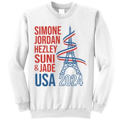Simone Jordan Hezley Suni & Jade Usa Paris 2024 Sweatshirt