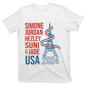 Simone Jordan Hezley Suni & Jade Usa Paris 2024 T-Shirt