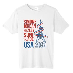 Simone Jordan Hezley Suni & Jade Usa Paris 2024 Tall Fusion ChromaSoft Performance T-Shirt