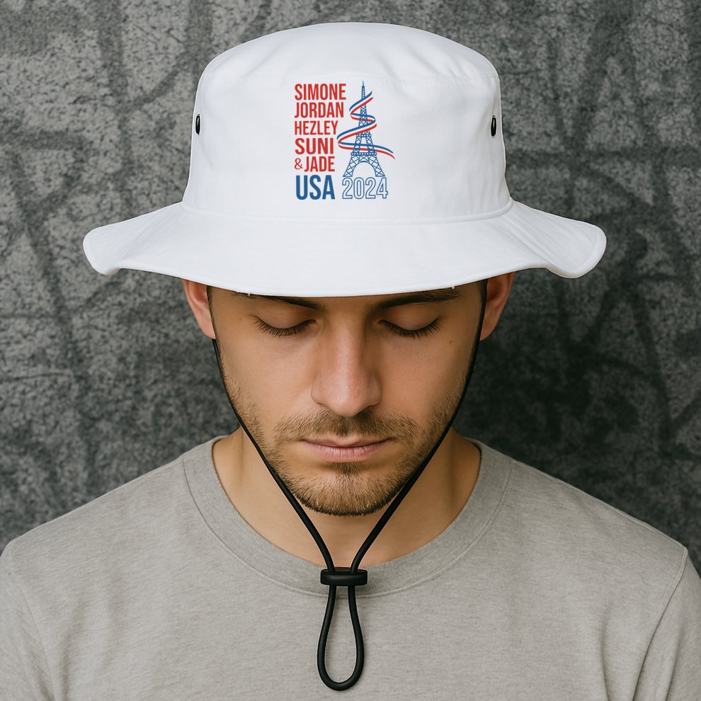 Simone Jordan Hezley Suni & Jade Usa Paris 2024 Bucket Hat