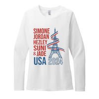 Simone Jordan Hezley Suni & Jade Usa Paris 2024 Womens CVC Long Sleeve Shirt