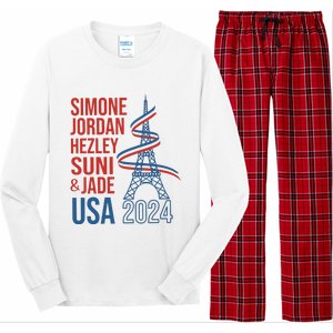 Simone Jordan Hezley Suni & Jade Usa Paris 2024 Long Sleeve Pajama Set