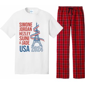 Simone Jordan Hezley Suni & Jade Usa Paris 2024 Pajama Set