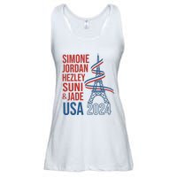 Simone Jordan Hezley Suni & Jade Usa Paris 2024 Ladies Essential Flowy Tank