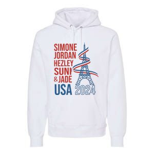 Simone Jordan Hezley Suni & Jade Usa Paris 2024 Premium Hoodie