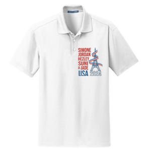 Simone Jordan Hezley Suni & Jade Usa Paris 2024 Dry Zone Grid Polo