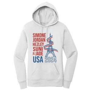 Simone Jordan Hezley Suni & Jade Usa Paris 2024 Women's Pullover Hoodie