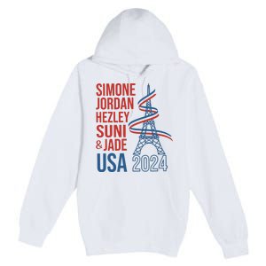 Simone Jordan Hezley Suni & Jade Usa Paris 2024 Premium Pullover Hoodie