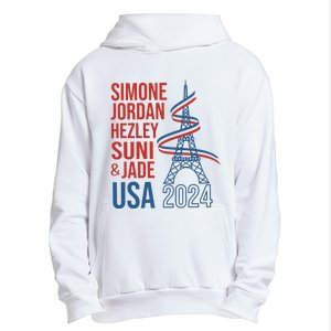 Simone Jordan Hezley Suni & Jade Usa Paris 2024 Urban Pullover Hoodie