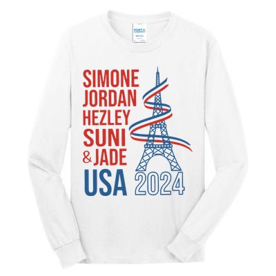 Simone Jordan Hezley Suni & Jade Usa Paris 2024 Tall Long Sleeve T-Shirt
