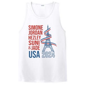 Simone Jordan Hezley Suni & Jade Usa Paris 2024 PosiCharge Competitor Tank