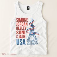 Simone Jordan Hezley Suni & Jade Usa Paris 2024 Tank Top