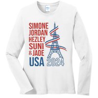 Simone Jordan Hezley Suni & Jade Usa Paris 2024 Ladies Long Sleeve Shirt