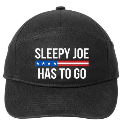 Sleepy Joe Has To Go 7-Panel Snapback Hat