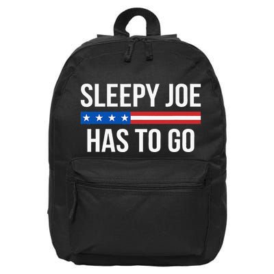 Sleepy Joe Has To Go 16 in Basic Backpack