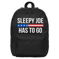 Sleepy Joe Has To Go 16 in Basic Backpack