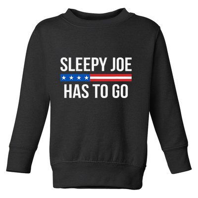 Sleepy Joe Has To Go Toddler Sweatshirt