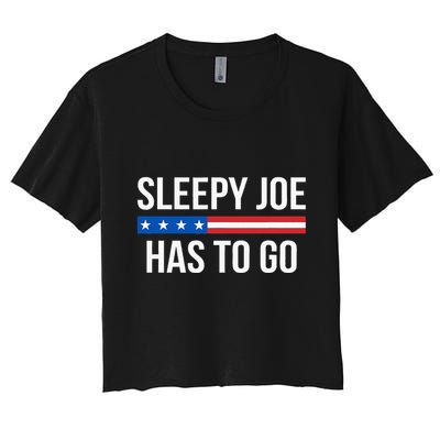 Sleepy Joe Has To Go Crop Top