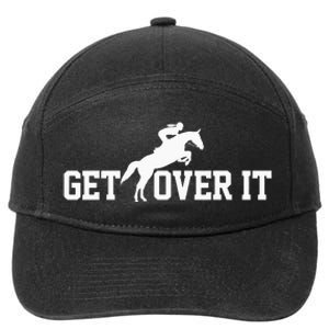 Show Jumping Horse Show Gift Equestrian Rider 7-Panel Snapback Hat