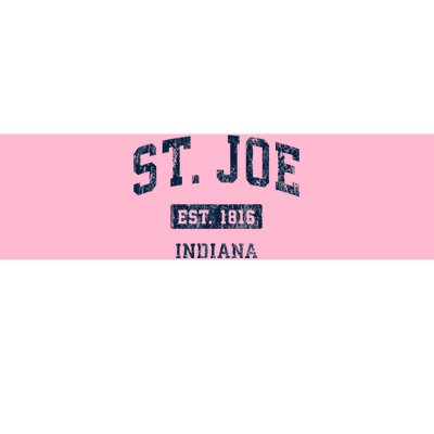 St. Joe Indiana In Vintage Sports Established Bumper Sticker