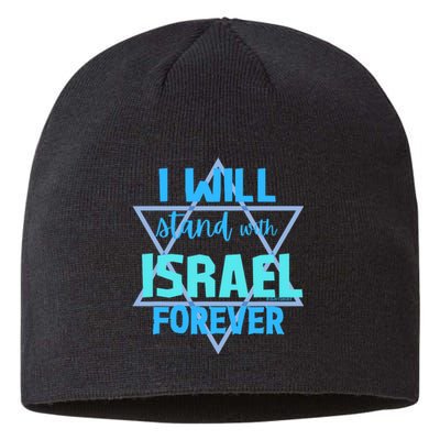 Supporting Jewish/ I Will Stand With Israel Forever Sustainable Beanie