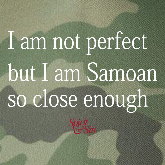 Sammy Johnson I Am Not Perfect But I Am Samoan So Close Enough Legacy Tie Dye Trucker Hat