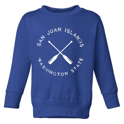 San Juan Islands Washington Vintage Retro Great Gift Toddler Sweatshirt