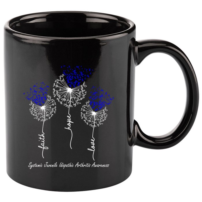 Systemic Juvenile Idiopathic Arthritis Awareness Meaningful Gift 11oz C Handle Ceramic Mug