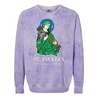 Saint Javelin Javelin Protector Colorblast Crewneck Sweatshirt