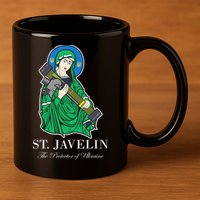 Saint Javelin Javelin Protector 11oz C Handle Ceramic Mug