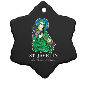 Saint Javelin Javelin Protector Ceramic Star Ornament