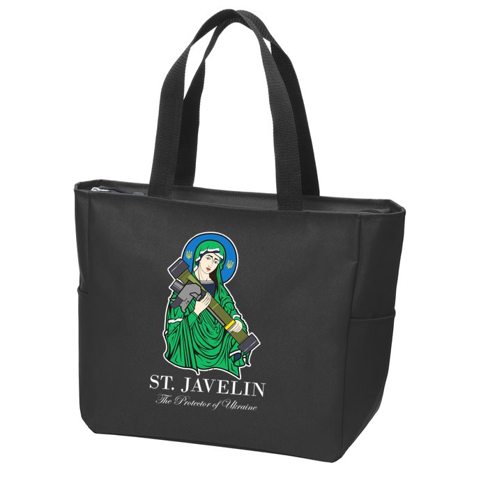 Saint Javelin Javelin Protector Zip Tote Bag