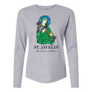 Saint Javelin Javelin Protector Womens Cotton Relaxed Long Sleeve T-Shirt