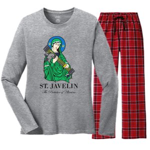 Saint Javelin Javelin Protector Women's Long Sleeve Flannel Pajama Set 