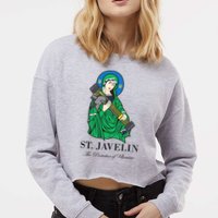 Saint Javelin Javelin Protector Cropped Pullover Crew