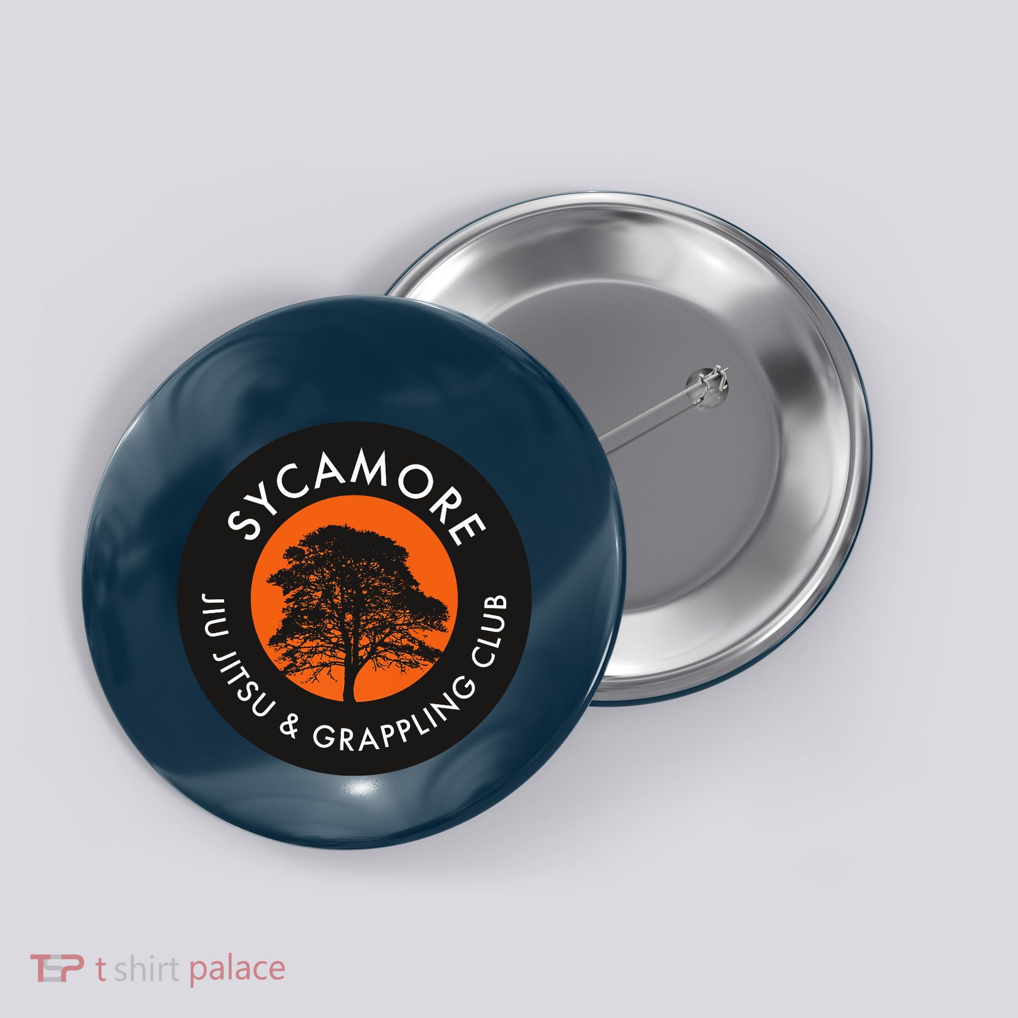 Sycamore Jiu Jitsu Club Tree Premium Button