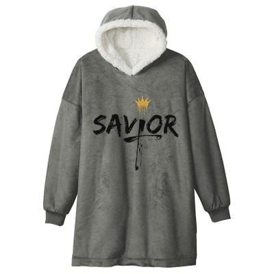 Savior Jeus King Hooded Wearable Blanket