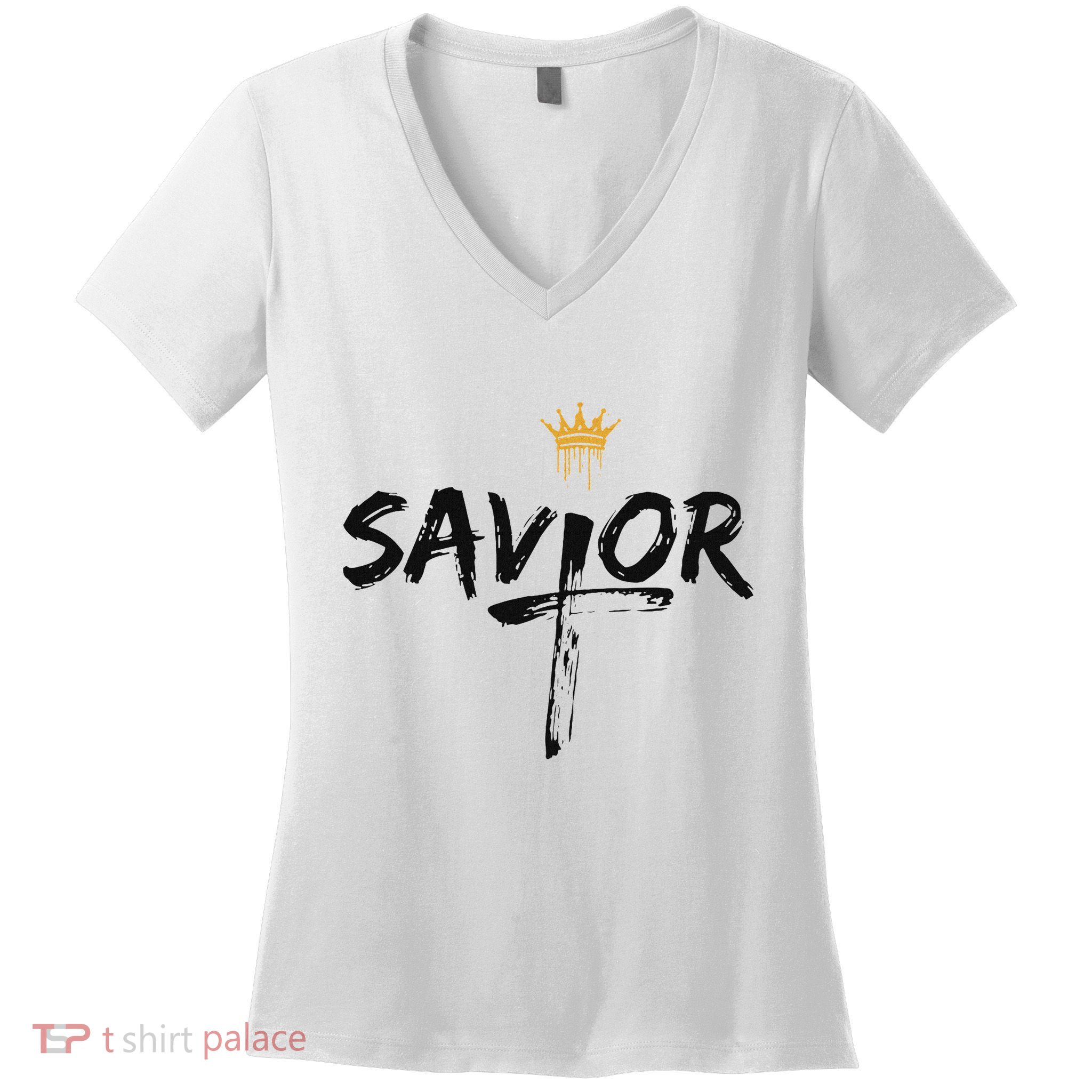 Savior Jeus King Women's V-Neck T-Shirt