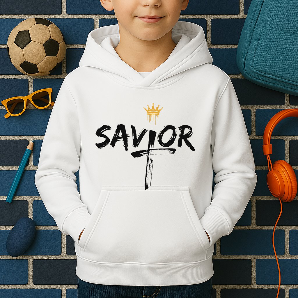 Savior Jeus King Kids Hoodie