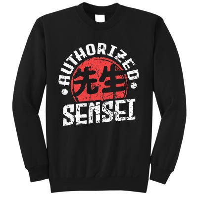 Sensei Japan Kanji Teacher Authorized Sensei Coach Trainer Sweatshirt