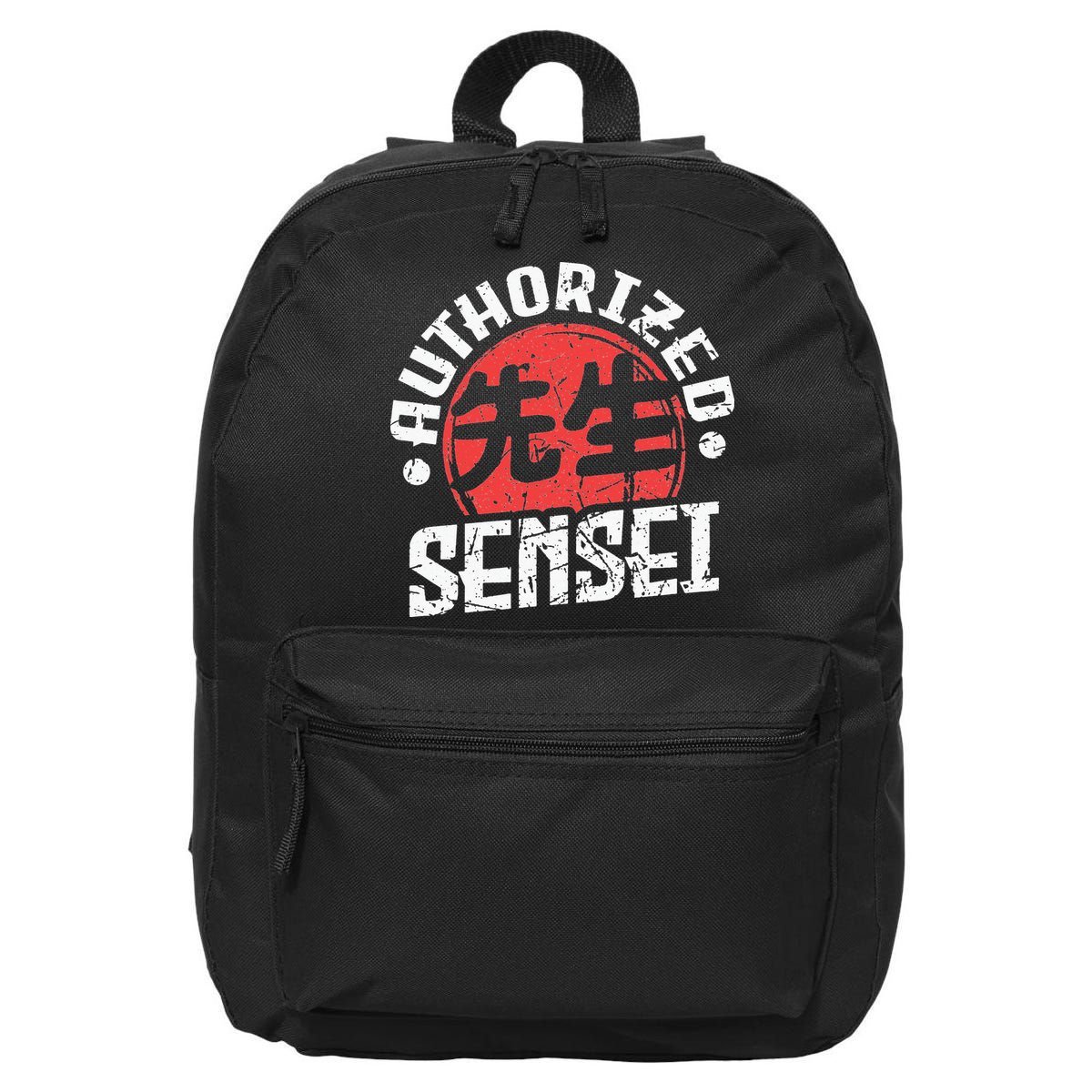 Sensei Japan Kanji Teacher Authorized Sensei Coach Trainer 16 in Basic Backpack