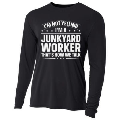 Scrapyard & Junkyard Life Design For A Junkyard Worker Cooling Performance Long Sleeve Crew