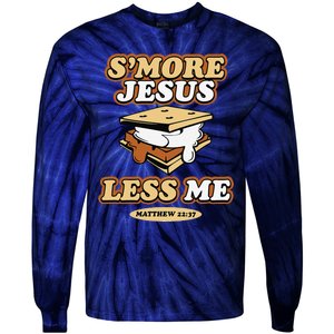 SMore Jesus Less Me Matthew 22 37 Christian Bible Verse Love Tie-Dye Long Sleeve Shirt