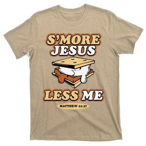 SMore Jesus Less Me Matthew 22 37 Christian Bible Verse Love T-Shirt