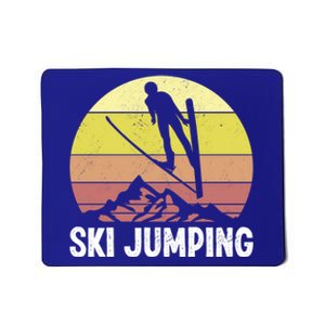 Ski Jumping Lover Ski Jumper Mountain Skiiing Winter Sport Funny Gift Mousepad