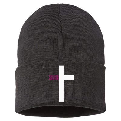 Salvation Jesus Loves You Sustainable Knit Beanie