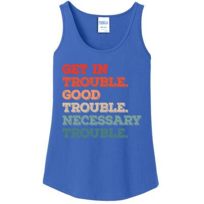 Social John Lewis Get In Good Necessary Trouble Gift Ladies Essential Tank